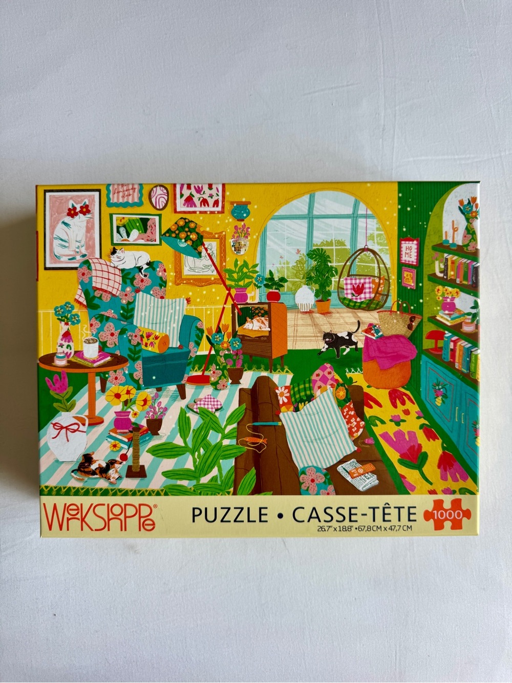 WerkShoppe Cat House 1000-Piece Puzzle